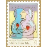 ORGAN AND TISSUE DONATION STAMP PIN